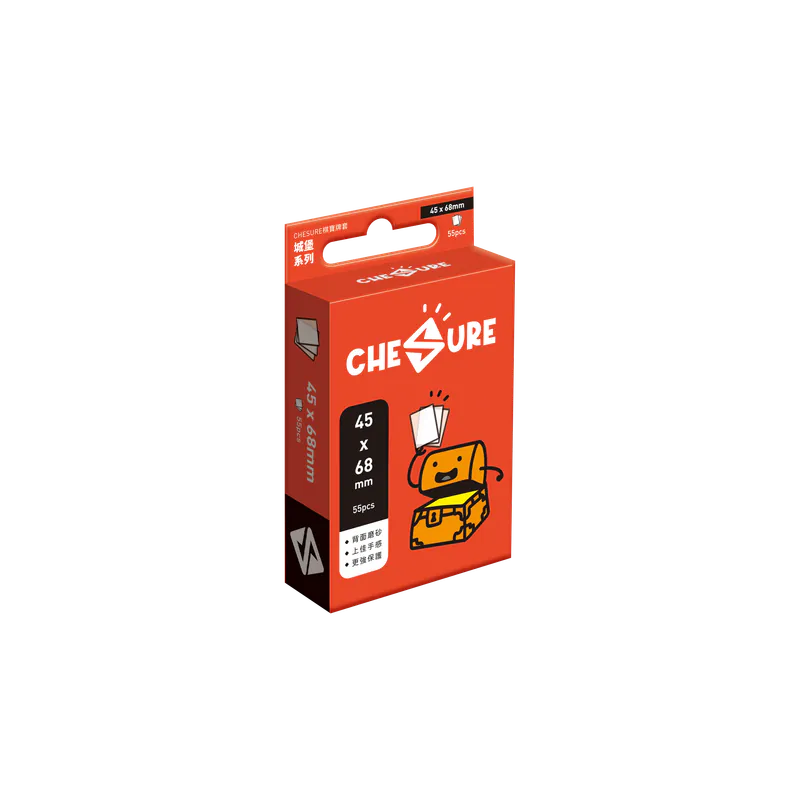 CHESURE Sleeves Rook Series - 棋寶城堡厚磨砂牌套