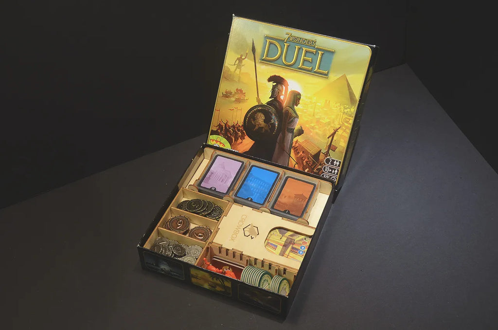 7 Wonders Duel: Organizer - 【烏鴉盒子】七大奇蹟對決: 桌遊收納盒