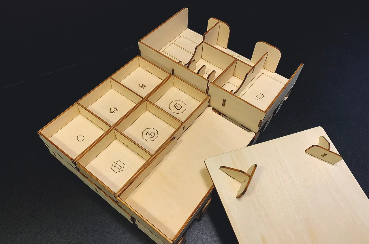 Barrage: Organizer  - 【烏鴉盒子】強國爭壩: 桌遊收納盒