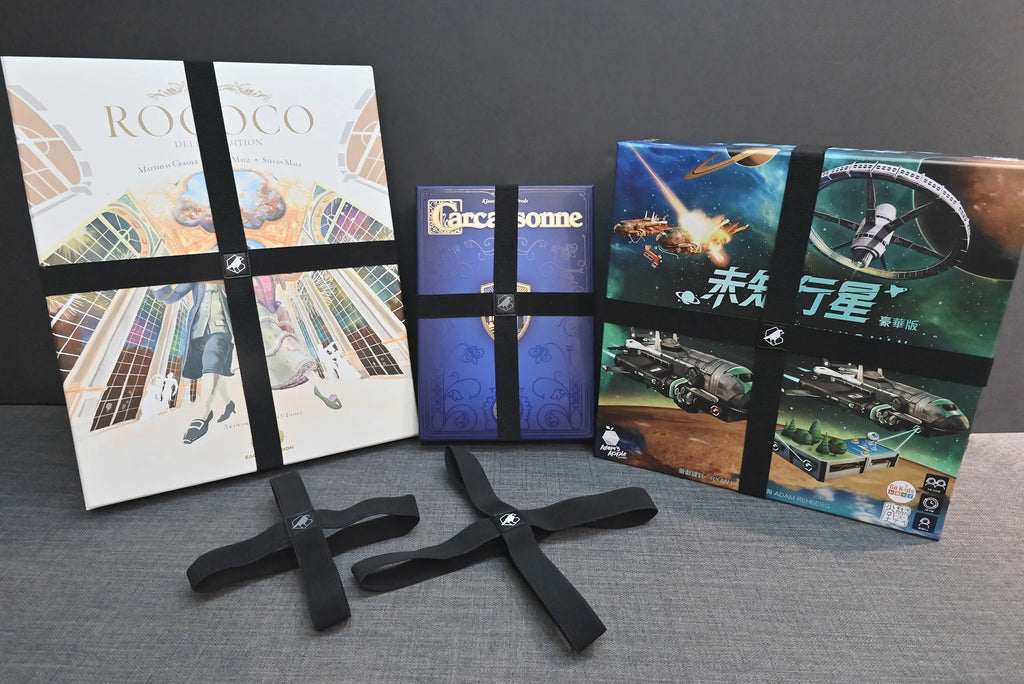 Board game box Cross-shaped Fixing Strap - 【烏鴉盒子】桌遊遊戲盒十字型固定帶 (2023新款) (M5入+L5入)