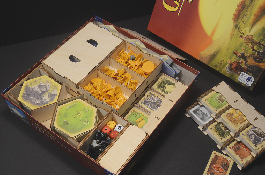 Catan: Organizer - 【烏鴉盒子】卡坦島: 桌遊收納盒