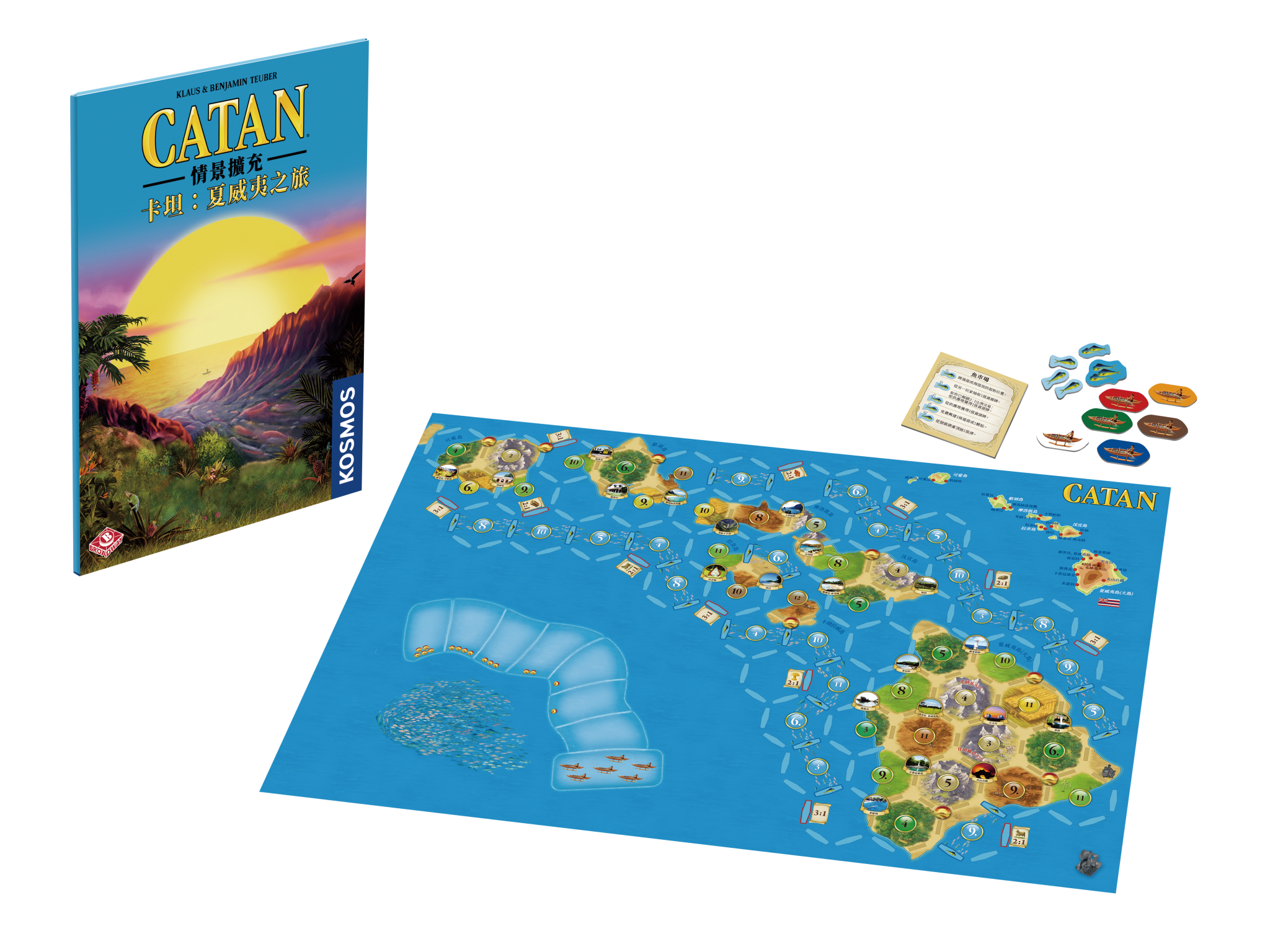 Catan Scenario - Hawaii - 卡坦情景擴充：夏威夷之旅
