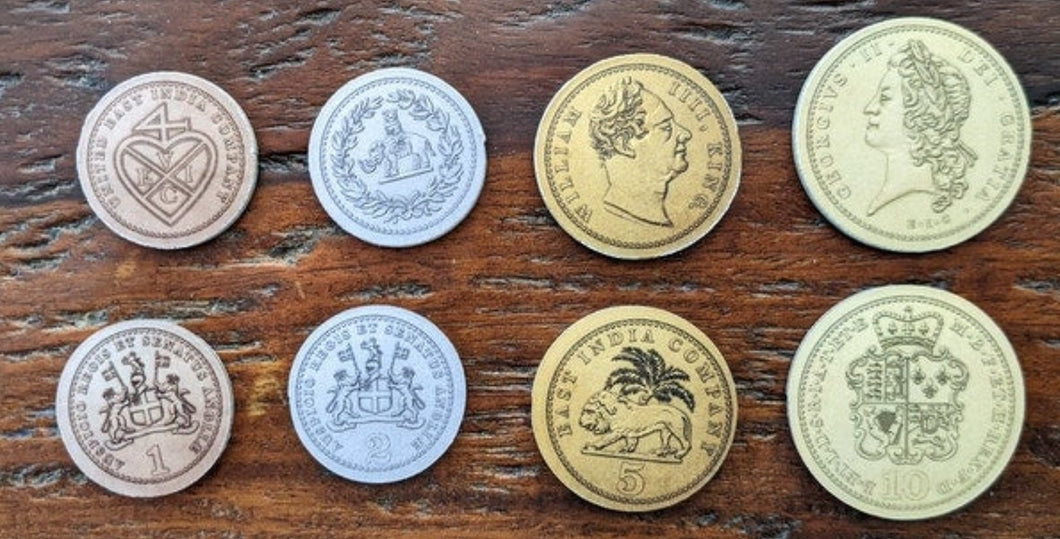 John Company Metal Coins - [GoodMoveBG]