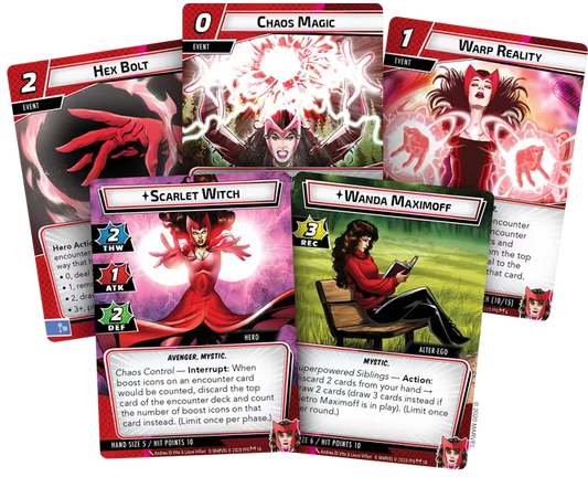 Marvel Champions: Scarlet Witch Hero Pack - 漫威傳奇再起：緋紅女巫英雄包(英文版) - [GoodMoveBG]