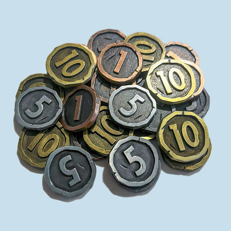 Metal Coins for Townsfolk Tussle - [GoodMoveBG]