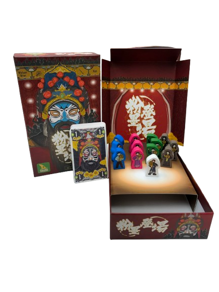 粉墨登場 Omatage 繁中版桌遊 內容物