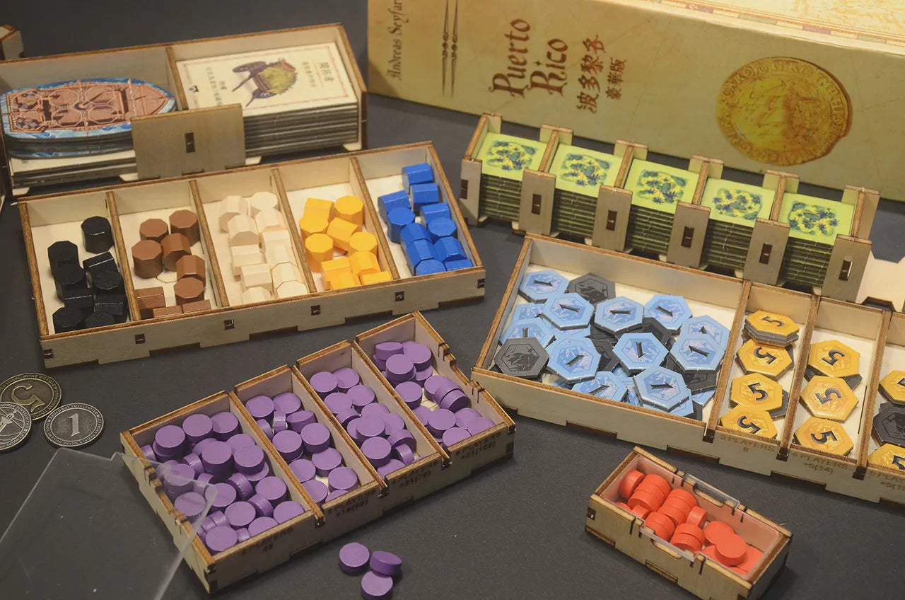 Puerto Rico: Organizer - 【烏鴉盒子】波多黎各豪華版: 收納盒