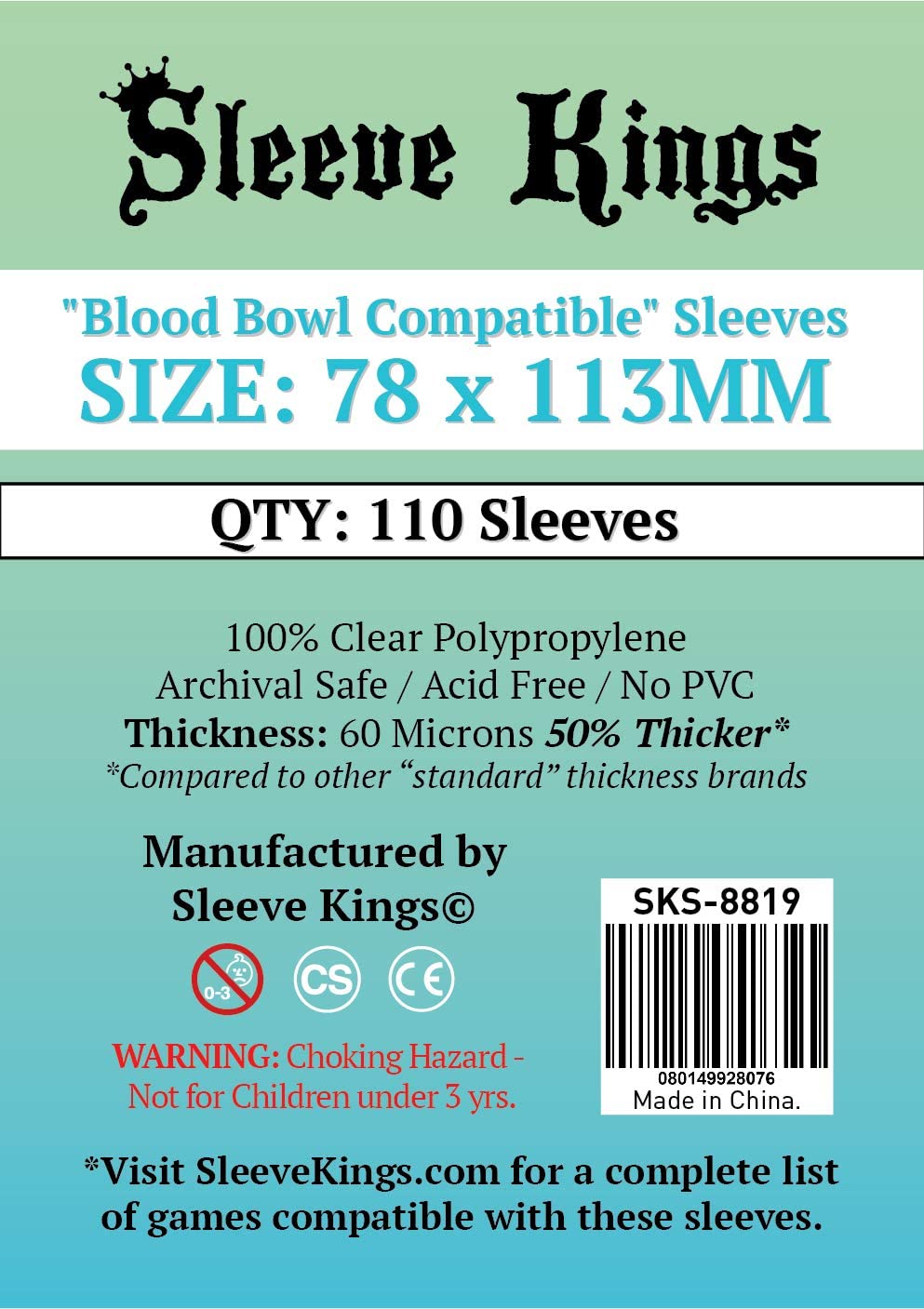 Sleeve King (SK) Card Sleeves - SK 卡套 系列