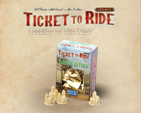 鐵道任務傳承: 西部傳奇 大型城市組件 (繁中) - Ticket to Ride Legacy: Legends of the West