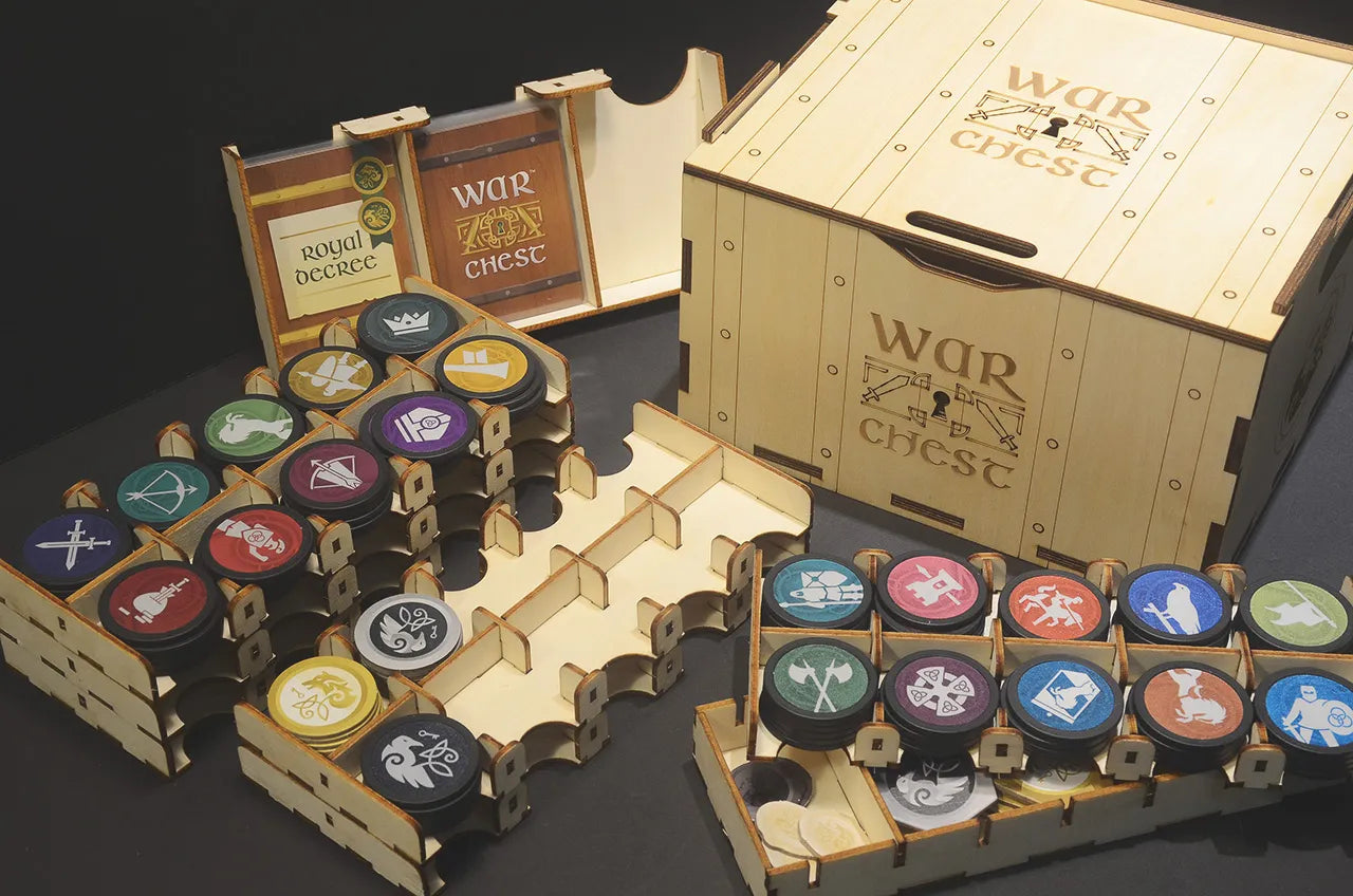 War Chest: Luxury Organizer - 【烏鴉盒子】戰爭之匣 : 桌遊豪華收納木箱