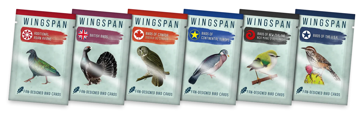 Wingspan: Fan-Designed Bird Promo Packs