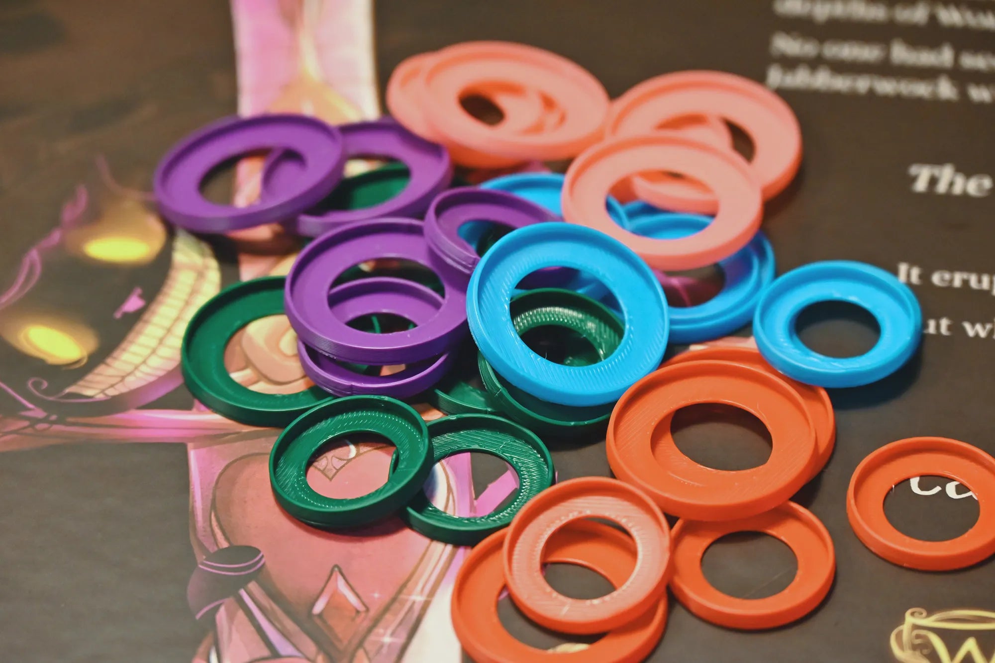 Wonderland's War Colorful disc base(Models) - 【烏鴉盒子】仙境戰記彩色圓盤底座(模型用)