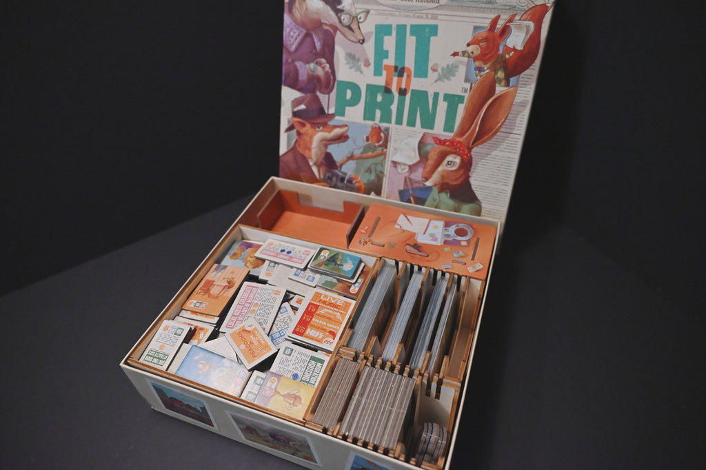 Fit to Print: Organizer - 【烏鴉盒子】號外！動物日報 桌遊收納盒