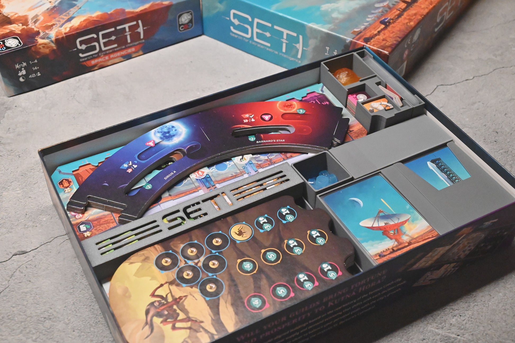 SETI: Search for Extraterrestrial Intelligence + Space Agencies Exp 列印收納盒