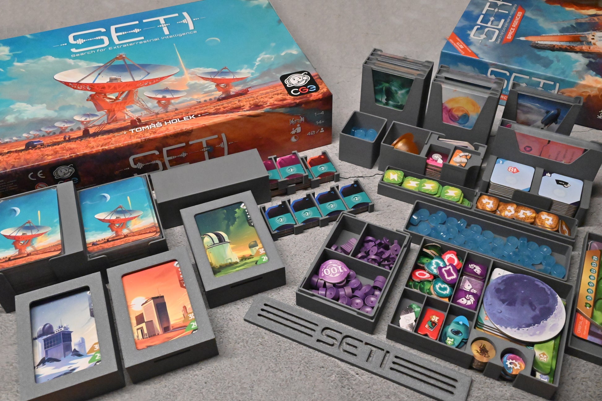 SETI: Search for Extraterrestrial Intelligence + Space Agencies Exp 列印收納盒