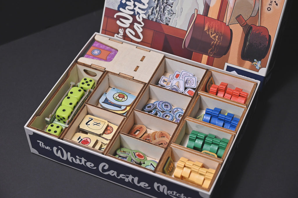 The White Castle: Matcha Organizer - 【烏鴉盒子】姬路城 茶道 桌遊收納盒