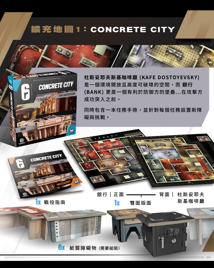 Rainbow 6: Siege (KS) All in Set - 虹彩六號: 圍攻行動大全套(繁中版) - [GoodMoveBG]