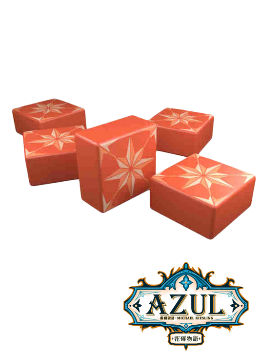 Azul: Joker Tiles + Orange & Light Blue Tiles - 花磚物語: 百搭瓷磚+橙色及藍色磚磚升級擴充 - [GoodMoveBG]