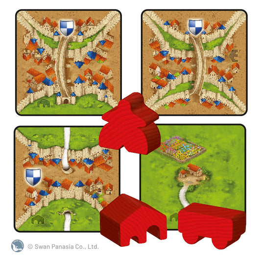 Carcassonne 2.0 Abbey & Mayor - 卡卡頌2.0 僧院與市長擴充 - [GoodMoveBG]