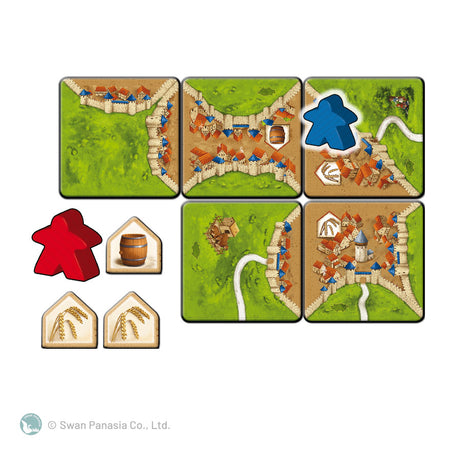 Carcassonne 2.0 Traders & Builders Expansion - 卡卡頌2.0小豬與建築師擴充 - [GoodMoveBG]