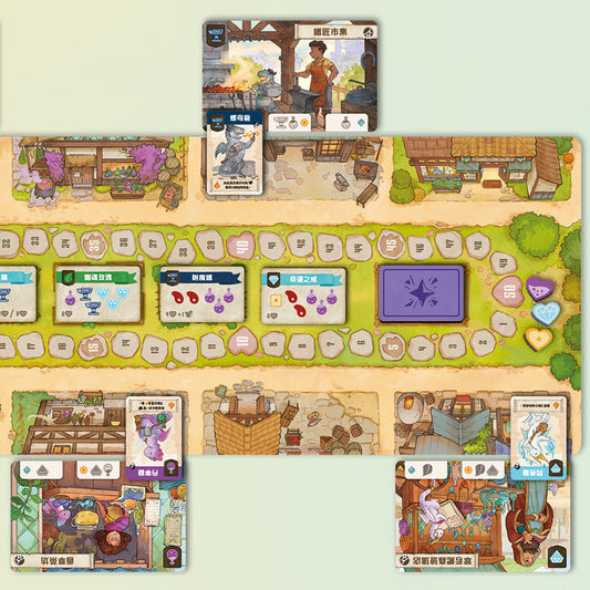 Flamecraft Deluxe - 龍焰魔法鎮 (豪華版) - [GoodMoveBG]