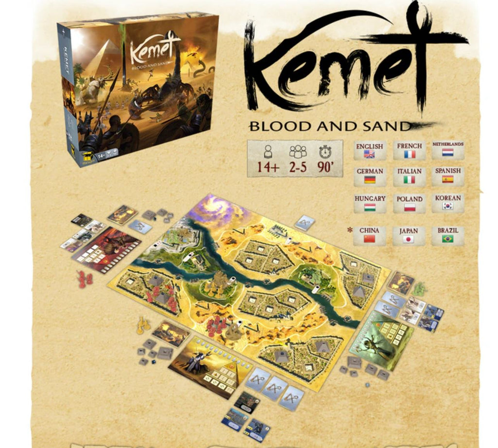 Kemet: Blood and Sand - 聖域：血與沙 - [GoodMoveBG]