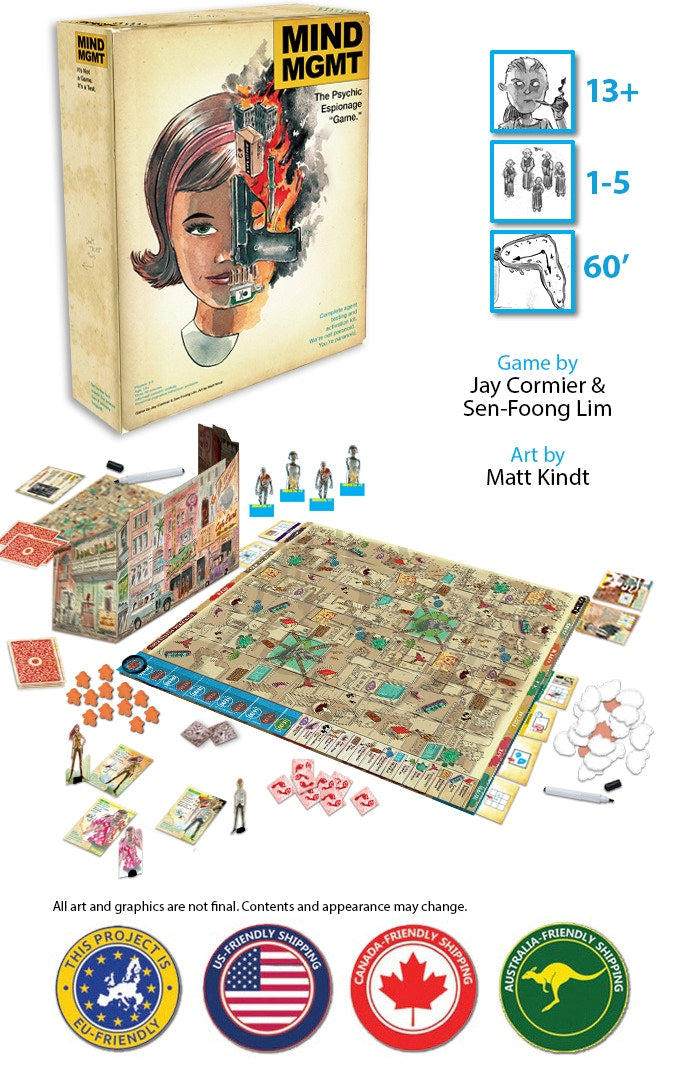 Mind MGMT: The Psychic Espionage“Game.” (Deluxe) - 心靈間諜(豪華版) - [GoodMoveBG]