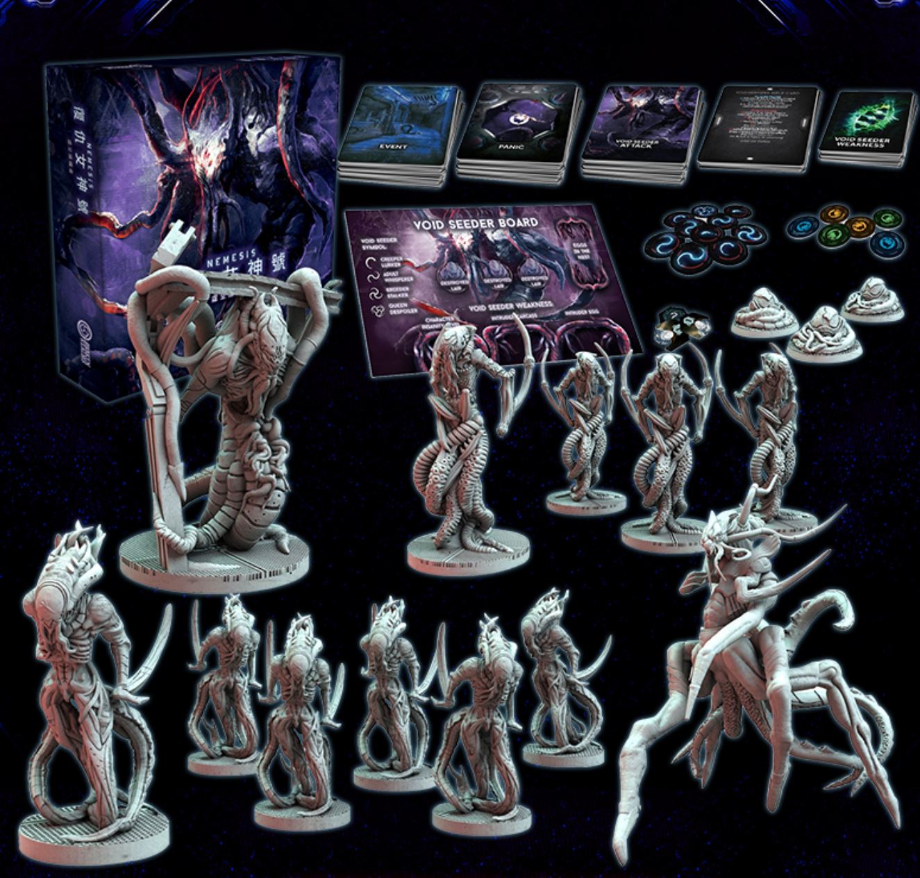 Nemesis Exp Set: Carnomorphs+Void Seeders - 復仇女神號擴充套裝: 吞噬者+虛空播種者 - [GoodMoveBG]