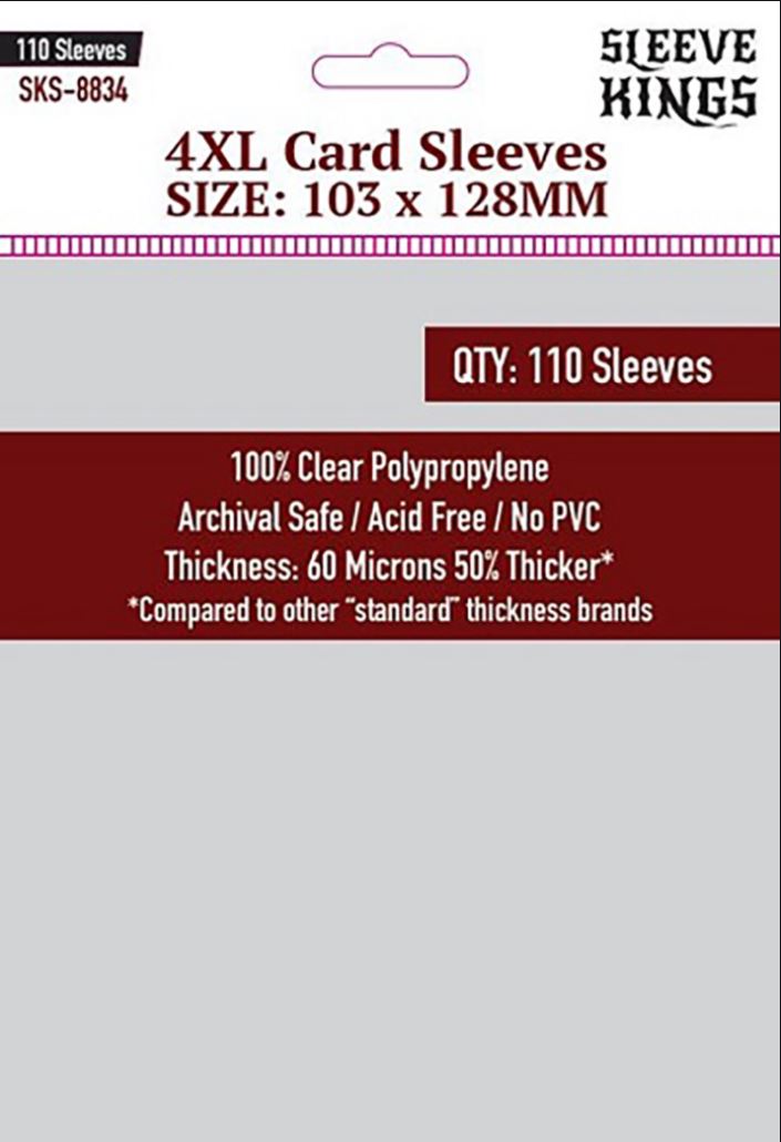SK Sleeve 103x128mm - 110/pack  - SK 卡套 103x128mm  - 110/包 - [GoodMoveBG]