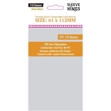 SK Sleeve 61x112mm - 110/pack  - SK 卡套 61x112mm  - 110/包 - [GoodMoveBG]