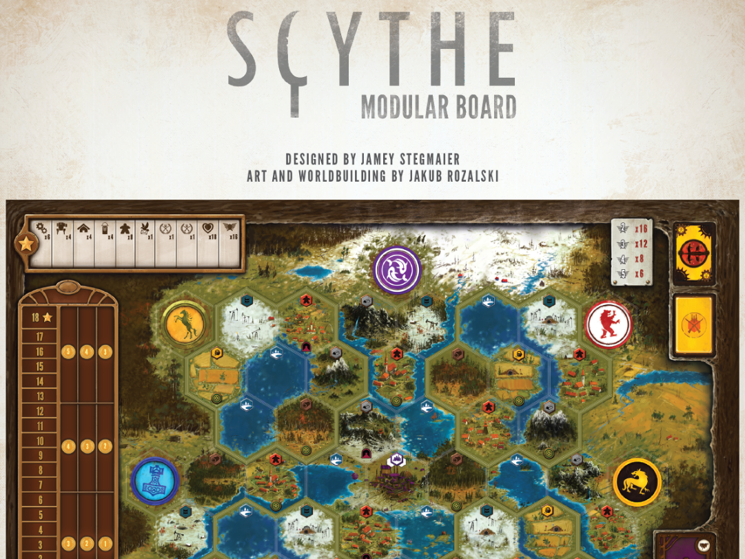 Scythe: Modular Board - 鐮刀戰爭：模組化地圖 - [GoodMoveBG]