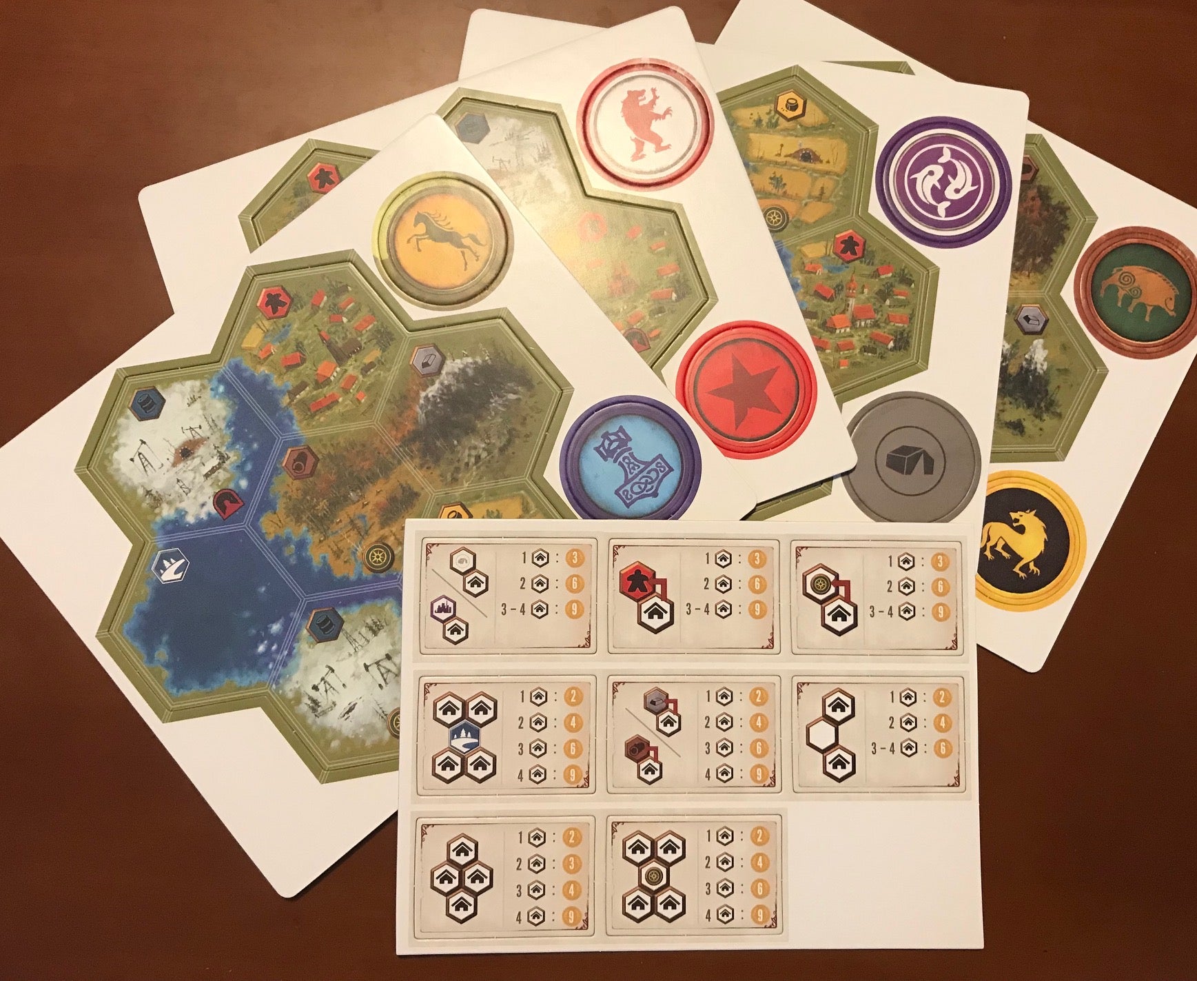 Scythe: Modular Board - 鐮刀戰爭：模組化地圖 - [GoodMoveBG]