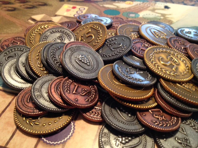 Viticulture: Metal Coins - 葡萄酒莊園 金屬幣