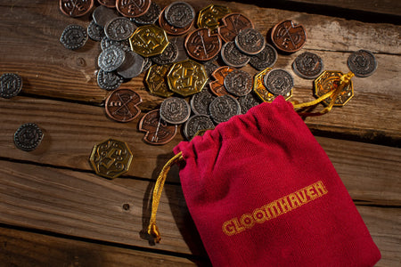 Gloomhaven Metal Coin Upgrade - 幽港迷城 金屬幣升級套裝 - [GoodMoveBG]