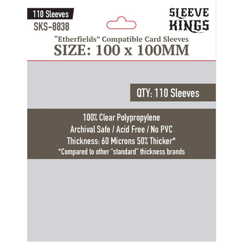 SK Sleeve 100x100mm - 110/pack  - SK 卡套 100x100mm  - 110/包 - [GoodMoveBG]