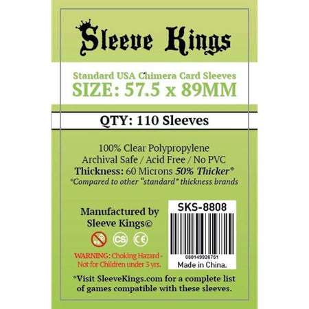 SK Sleeve 57.5x89mm - 110/pack - SK 卡套 57.5x89mm - 110/包 - [GoodMoveBG]