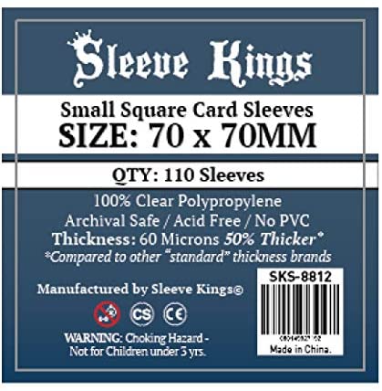 SK Sleeve 70x70mm - 110/pack - SK 卡套 70x70mm - 110/包 - [GoodMoveBG]